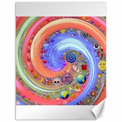 Swirl Vortex Emoji Cyclone Motion Canvas 12  X 16  by Pakrebo