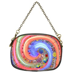 Swirl Vortex Emoji Cyclone Motion Chain Purse (one Side) by Pakrebo