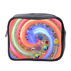 Swirl Vortex Emoji Cyclone Motion Mini Toiletries Bag (two Sides) by Pakrebo