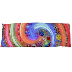 Swirl Vortex Emoji Cyclone Motion Body Pillow Case (dakimakura) by Pakrebo