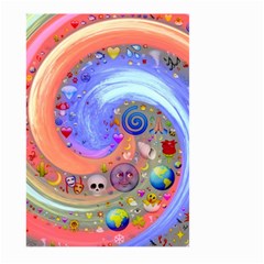 Swirl Vortex Emoji Cyclone Motion Large Garden Flag (two Sides) by Pakrebo