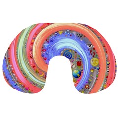 Swirl Vortex Emoji Cyclone Motion Travel Neck Pillows by Pakrebo