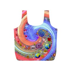 Swirl Vortex Emoji Cyclone Motion Full Print Recycle Bag (s) by Pakrebo