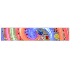 Swirl Vortex Emoji Cyclone Motion Large Flano Scarf  by Pakrebo