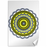 Mandala Pattern Round Ethnic Canvas 24  x 36  23.35 x34.74  Canvas - 1