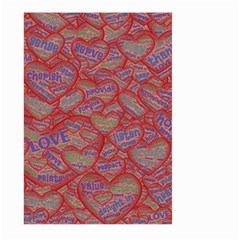 Love Hearts Valentines Connection Large Garden Flag (two Sides) by Pakrebo