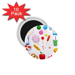 Summer Fair Food Goldfish 1 75  Magnets (10 Pack)  by Pakrebo