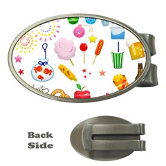 Summer Fair Food Goldfish Money Clips (oval)  by Pakrebo