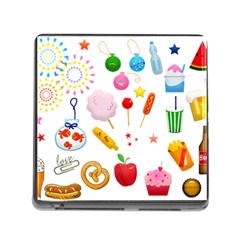 Summer Fair Food Goldfish Memory Card Reader (square 5 Slot) by Pakrebo