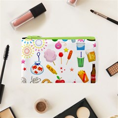 Summer Fair Food Goldfish Cosmetic Bag (xs) by Pakrebo