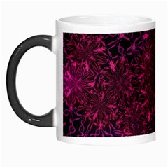 Retro Flower Pattern Design Batik Morph Mugs by Pakrebo