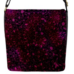 Retro Flower Pattern Design Batik Flap Closure Messenger Bag (s) by Pakrebo