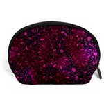 Retro Flower Pattern Design Batik Accessory Pouch (Large) Front