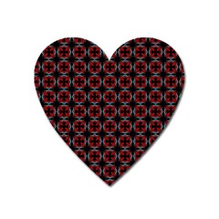 Pattern Design Artistic Decor Heart Magnet by Pakrebo