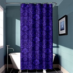 Wallpaper Seamless Damask Wall Shower Curtain 36  X 72  (stall)  by Pakrebo