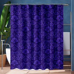 Wallpaper Seamless Damask Wall Shower Curtain 60  X 72  (medium)  by Pakrebo