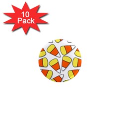 Candy Corn Halloween Candy Candies 1  Mini Magnet (10 Pack)  by Pakrebo