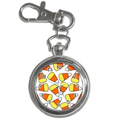 Candy Corn Halloween Candy Candies Key Chain Watches by Pakrebo