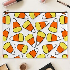 Candy Corn Halloween Candy Candies Cosmetic Bag (xxxl) by Pakrebo