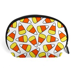 Candy Corn Halloween Candy Candies Accessory Pouch (large) by Pakrebo