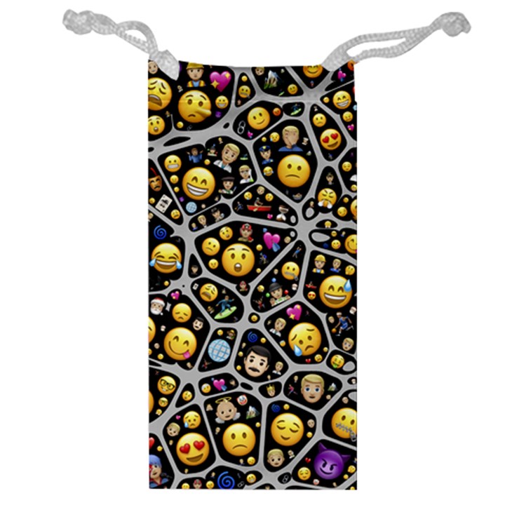 Mental Emojis Emoticons Icons Jewelry Bag