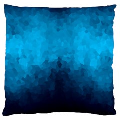 Deep Ocean Large Flano Cushion Case (one Side) by LoolyElzayat