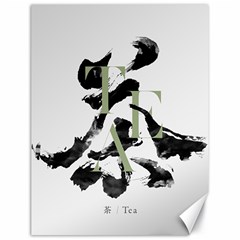 Tea Calligraphy Canvas 18  x 24 