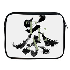 Tea Calligraphy Apple iPad 2/3/4 Zipper Cases