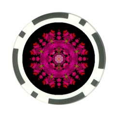 The Star Above Everything Shining Clear And Bright Poker Chip Card Guard by pepitasart