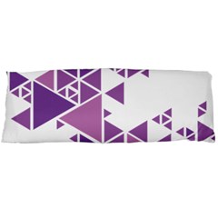 Art Purple Triangle Body Pillow Case (dakimakura) by Mariart