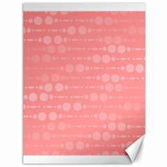 Background Polka Dots Pink Canvas 36  X 48  by Mariart