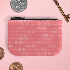 Background Polka Dots Pink Mini Coin Purse by Mariart