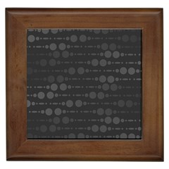 Background Polka Dots Framed Tiles