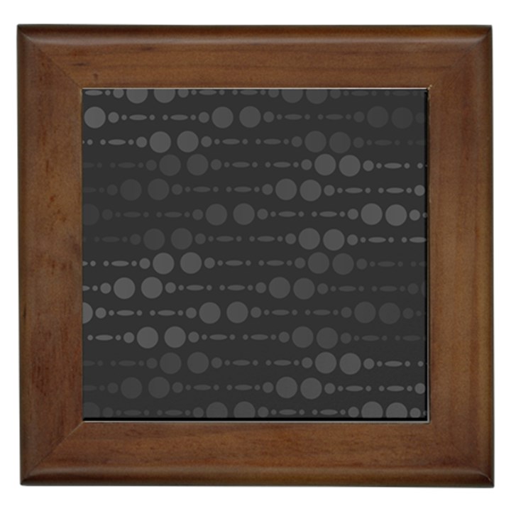 Background Polka Dots Framed Tiles