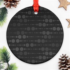 Background Polka Dots Ornament (Round)