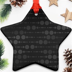 Background Polka Dots Ornament (Star)