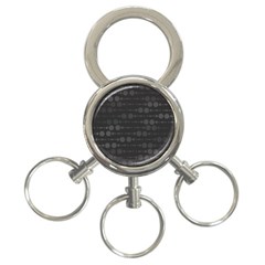 Background Polka Dots 3-ring Key Chains by Mariart