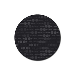 Background Polka Dots Rubber Round Coaster (4 Pack)  by Mariart