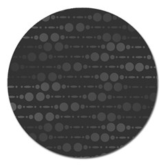 Background Polka Dots Magnet 5  (Round)