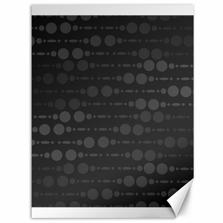 Background Polka Dots Canvas 36  x 48 