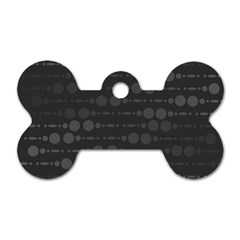 Background Polka Dots Dog Tag Bone (two Sides) by Mariart