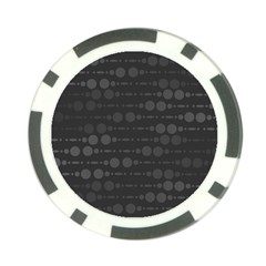 Background Polka Dots Poker Chip Card Guard