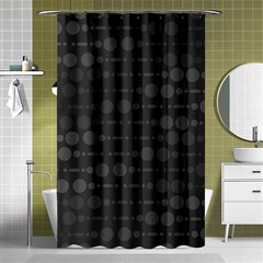 Background Polka Dots Shower Curtain 48  x 72  (Small) 