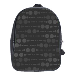 Background Polka Dots School Bag (XL)