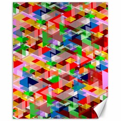 Background Triangle Rainbow Canvas 16  X 20 