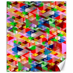 Background Triangle Rainbow Canvas 20  X 24  by Mariart