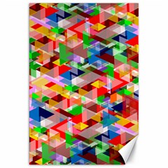 Background Triangle Rainbow Canvas 20  X 30  by Mariart