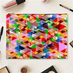 Background Triangle Rainbow Cosmetic Bag (XL) Front