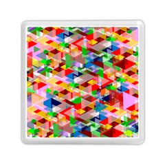 Background Triangle Rainbow Memory Card Reader (square) by Mariart