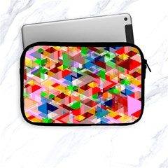 Background Triangle Rainbow Apple Ipad Mini Zipper Cases by Mariart